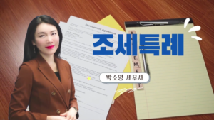 조세특례 – 박소영